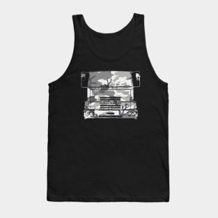 Bedford TM 1980s classic heavy lorry urban camouflage Tank Top